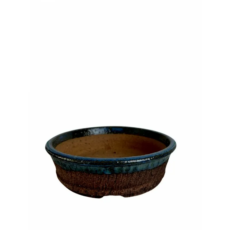Vaso Jorge Ribas azul, foto da loja Nipon Bonsai